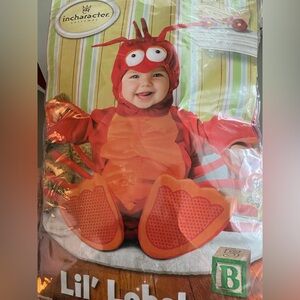 In character lil Lobster Baby Costume